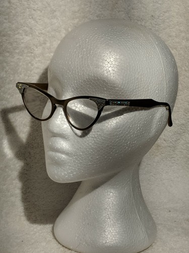 True Vintage Artcraft Aluminum Cateye Eyeglasses frames 4 1/4-5 1/2