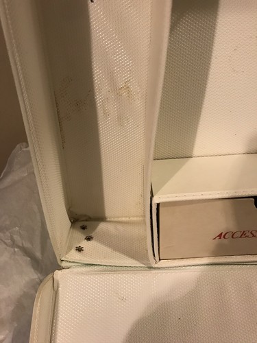 THE WORLD OF BARBIE DOLL CASE NO 1002 BLUE VINTAGE 1968 CARRYING CASE MATEL