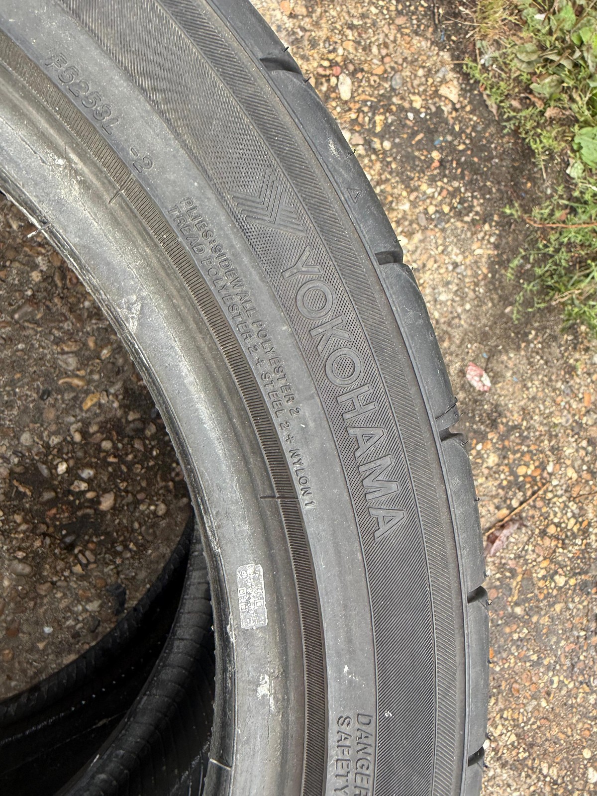 225 45 17 Yokohama, Advan Neova AD08, 91W, x2 A Pair, 6.3mm (F1_tyres) YD183