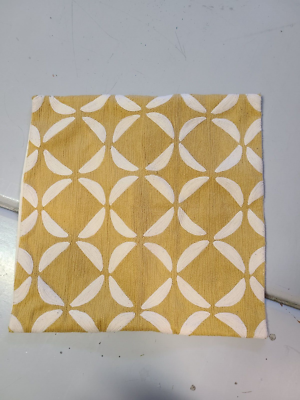 West elm top yellow pillow