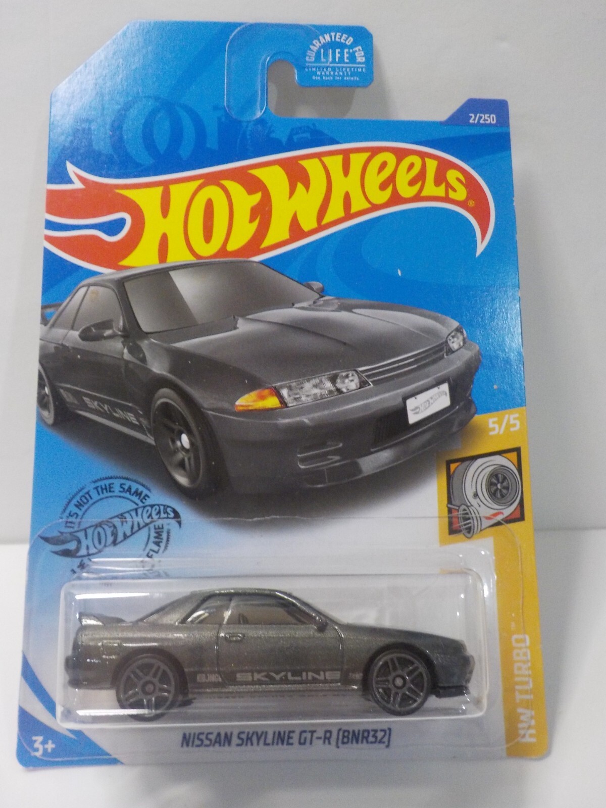 2019 Hot wheels HW Turbo 5/5 Nissan skyline GT-R 2/250 Grey