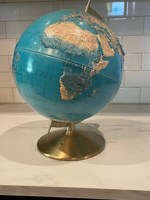 VTG World Earth The Aero Relief Globe Classroom Library TEXTURED 12  raised
