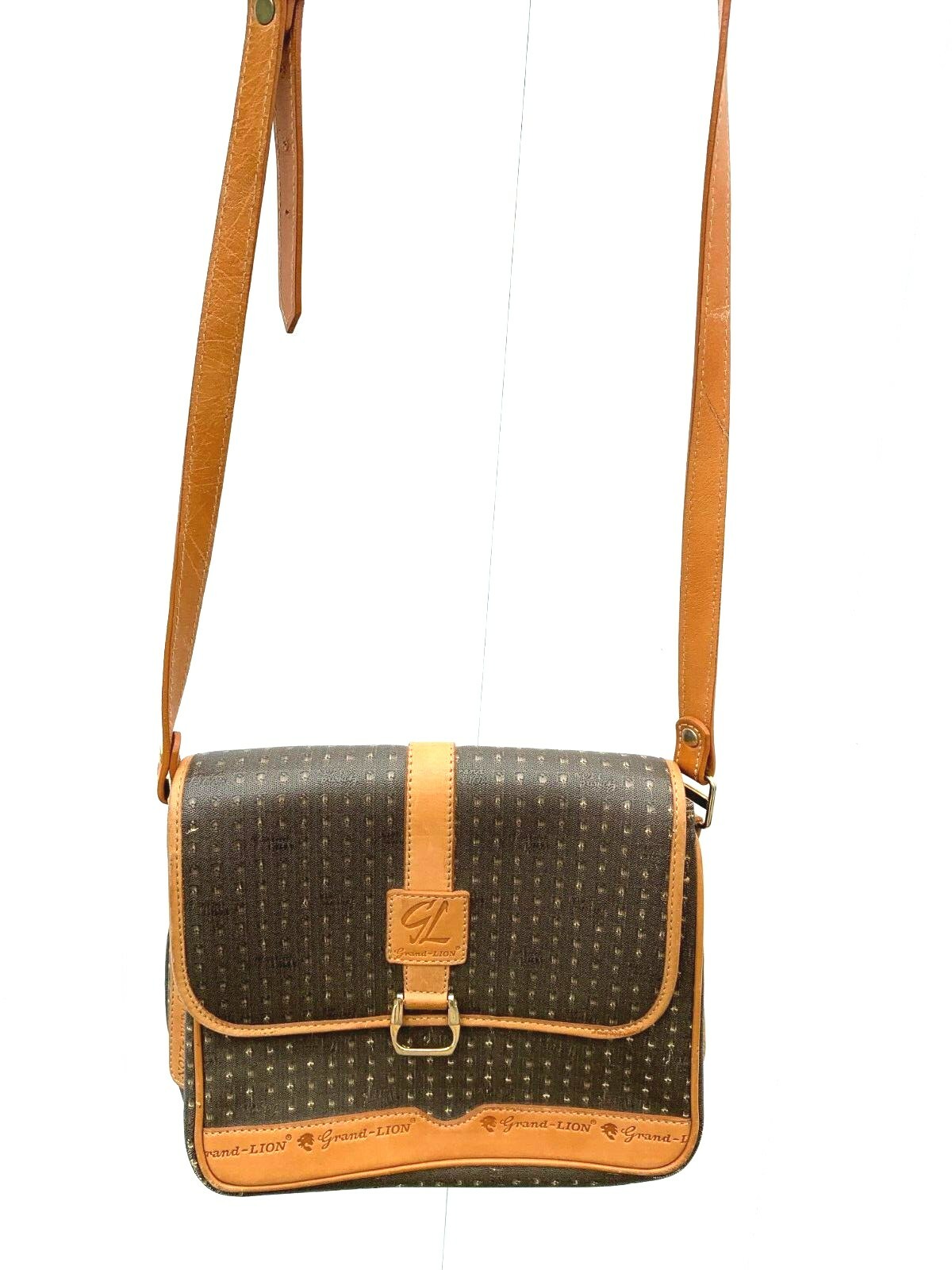 VTG Retro GRAND LION Women Crossbody Shoulder Bag Leather VTG Retro GRAND LION Women Crossbody Shoulder Bag Leather