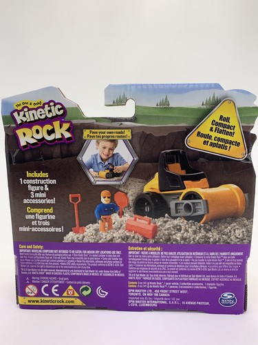 Kinetic Rock - Vehicle Paver Toy Kit With 5oz Of Kinetic Rock, For Ages 3 And Up