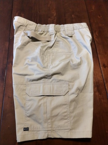 511 5.11 Mens Tactical Series Tan Shorts Casual Cargo Utility Khaki Men’s Sz 34
