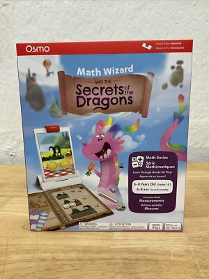 Osmo Math Wizard And The secrets Of The Dragons for iPad/Fire Tablet (Ages 6-8)