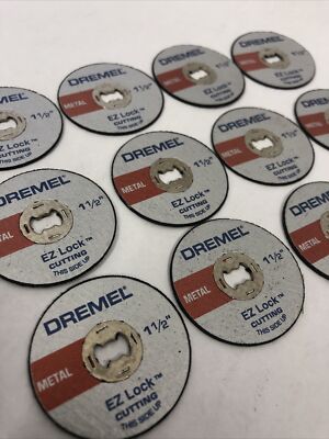 12x Dremel of EZ Lock 1 1/2'' Cut-Off Wheels for Metal Rotary Tools EZ456