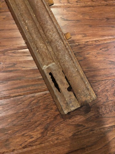 Cast Iron Vintage Antique Arched Fireplace Cover Door Frame See Descr