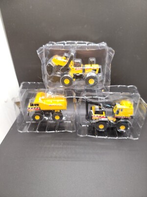 LOT Of 3 TONKA Maisto Mini Mighty Tractors Rewards Center 762898 762880 762906