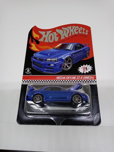 2019 HOT WHEELS RLC BLUE NISSAN SKYLINE GT-R(BNR34) #7997