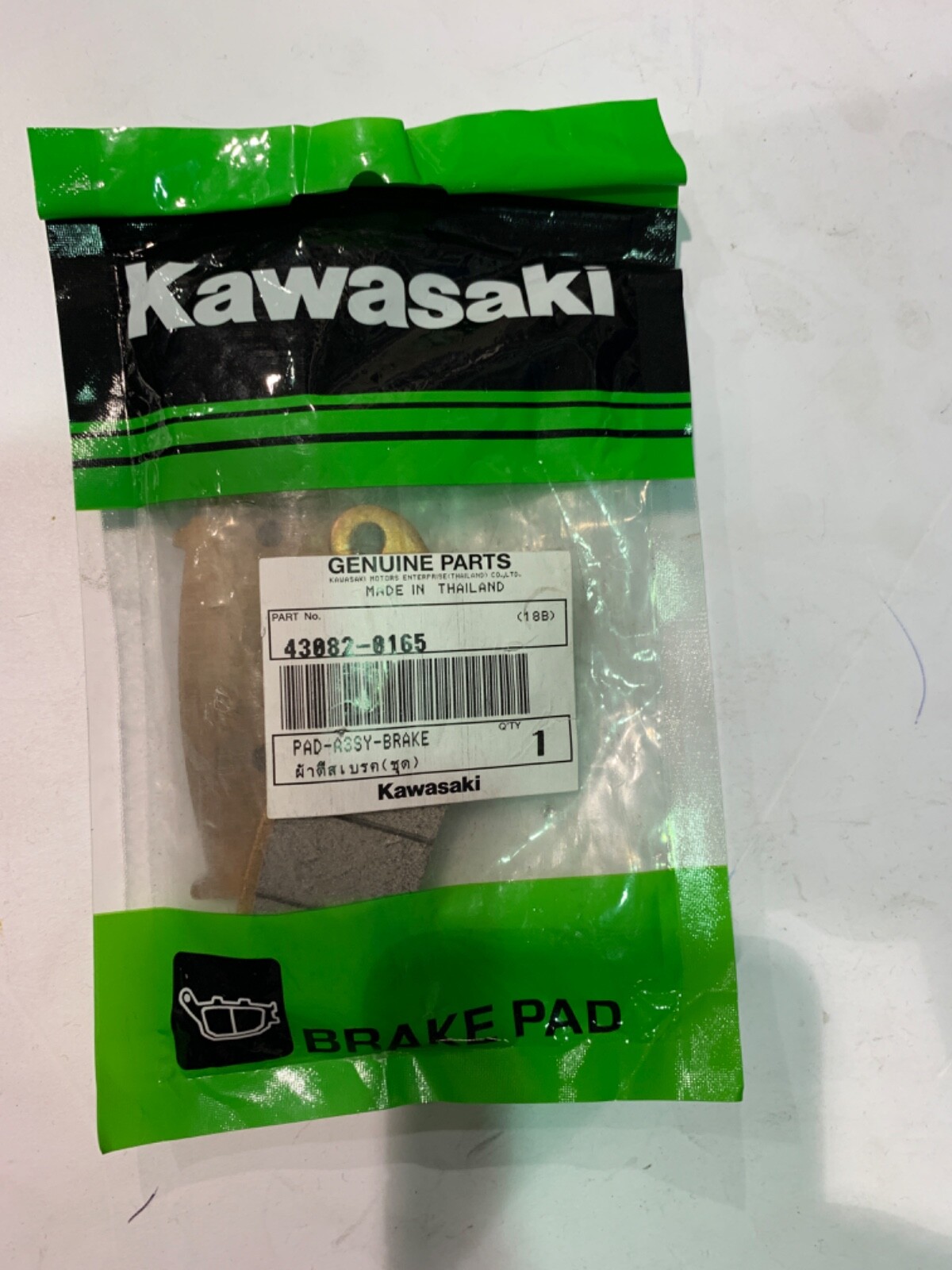 NEW GENUINE KAWASAKI NINJA 650 2017 FRONT BRAKE PADS 43082