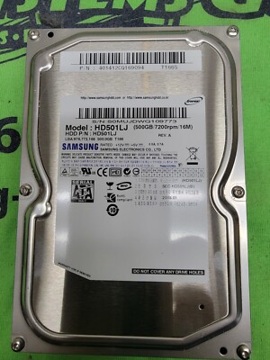 Samsung 500GB 7200RPM 16MB 3.5  SATA II Desktop Hard Drive HDD HD501LJ