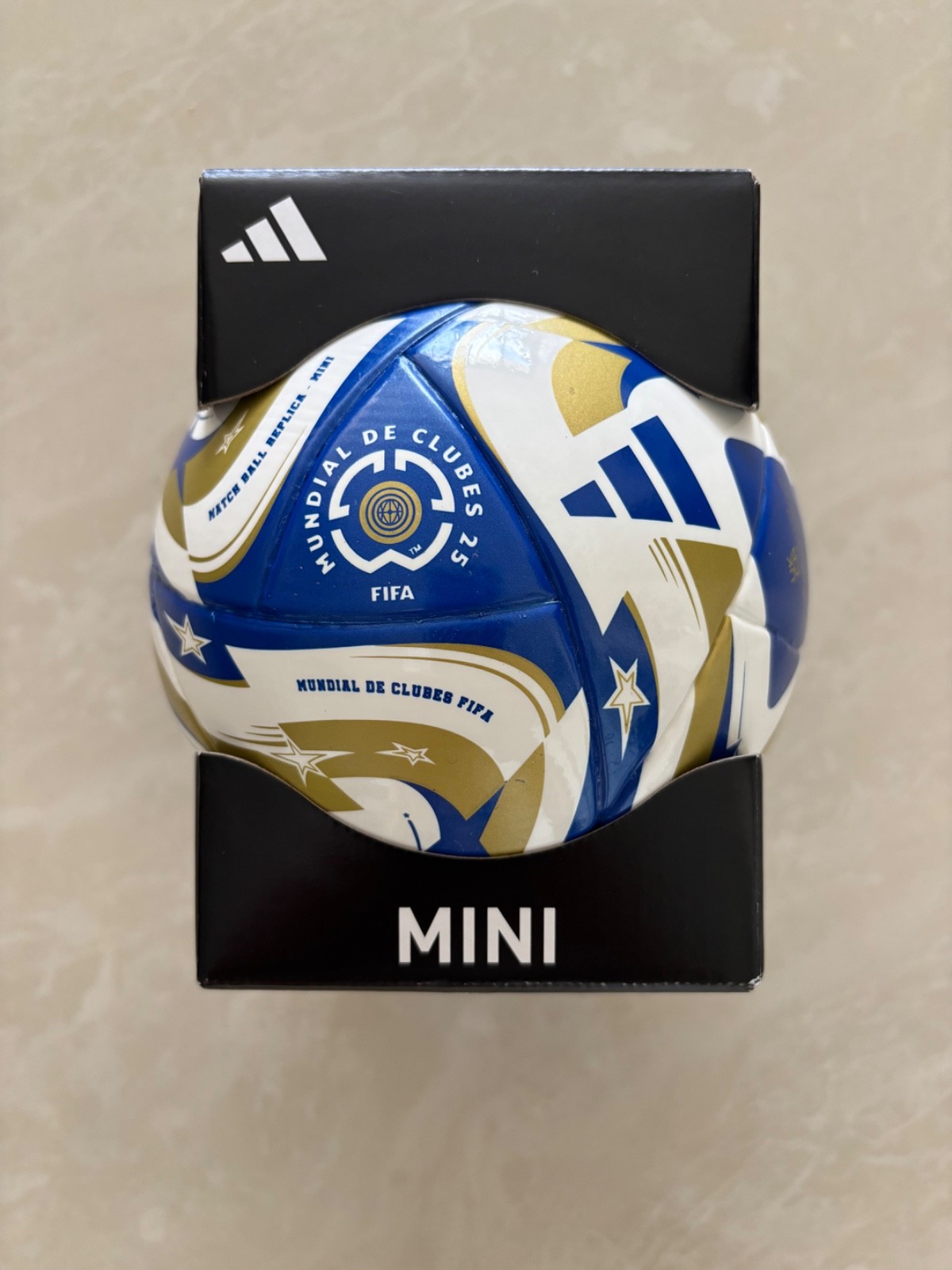 SOCCER BALL-ADIDAS-SIZE MINI-FIFA CLUB WORLD CUP 25-BALL