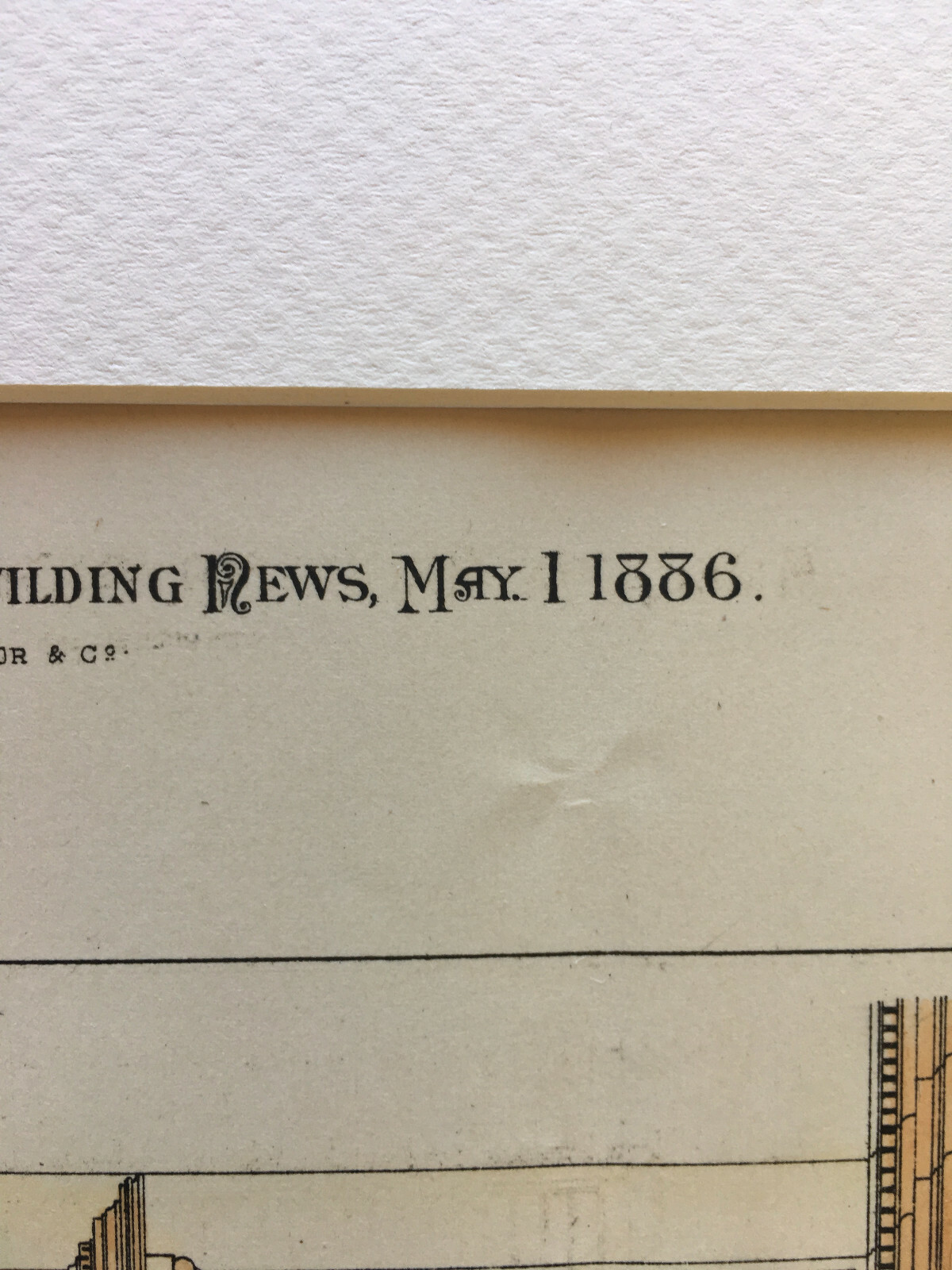 Forrester House, Derby St, Salem, MA, 1886, Original Hand Colored
