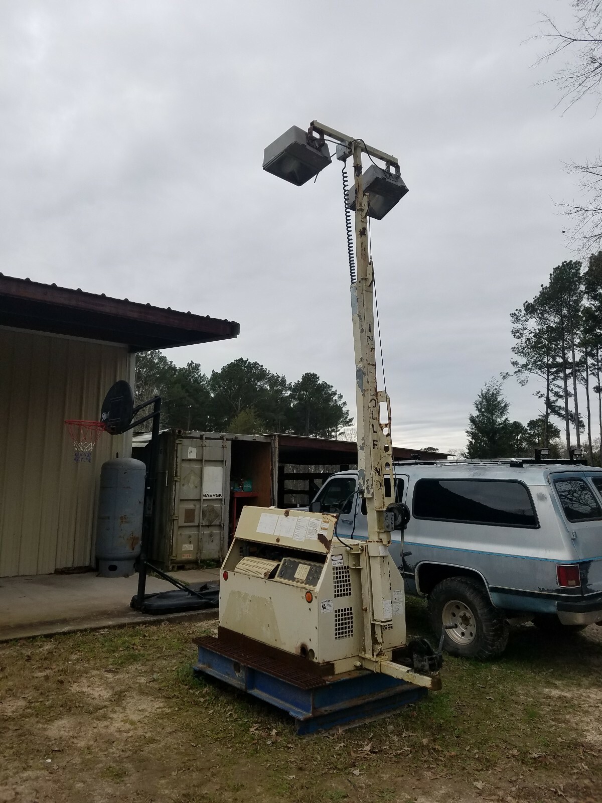 diesel kubota light source power plant