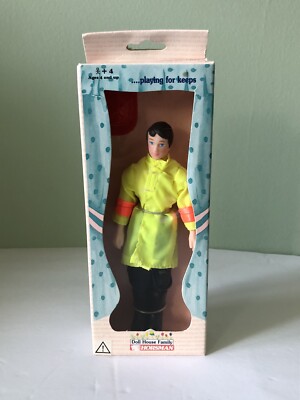Brand New Vtg. Horsman Doll House Family Playing For Keeps Fire Fighter Frank 