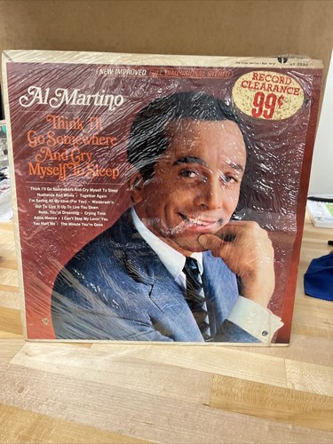 Al Martino Think I'll Go Somewhere And Cry Myself To Sleep LP