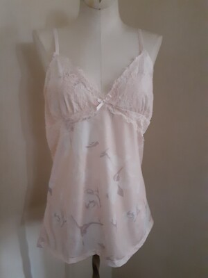 Body Touch Camisole Cami Tank Top Silky Lingerie Size 1X New