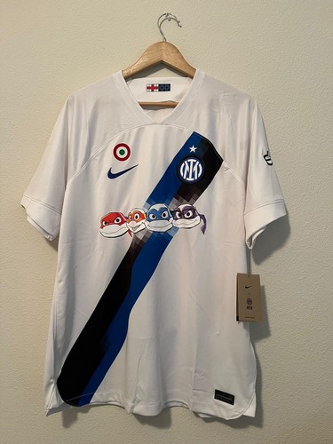 Inter Milan NIKE MEN'S AWAY STADIUM JERSEY NINJA TURTLES Inter Milan NIKE MEN'S AWAY STADIUM JERSEY NINJA TURTLES