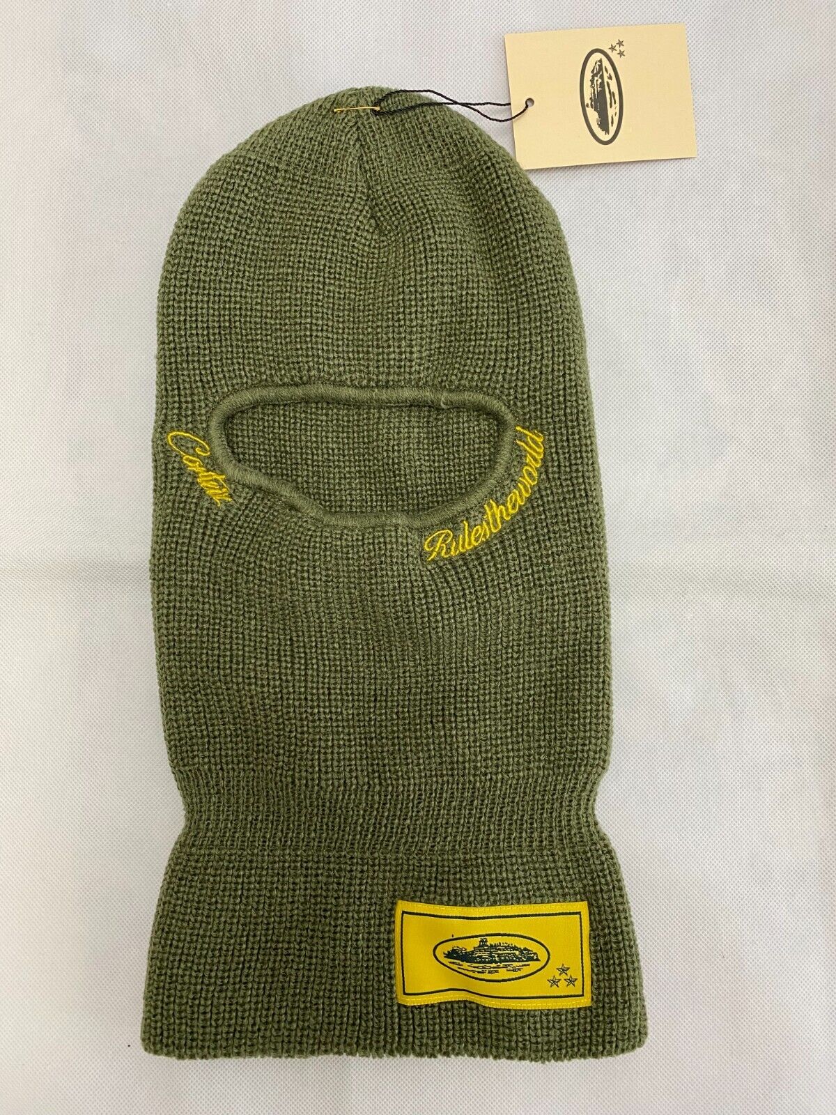 Corteiz Shiesty Knit Bally Green Balaclava Ski Mask Corteiz Shiesty Knit Bally Green Balaclava Ski Mask