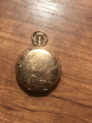 ANTIQUE WALTHAM TRADE MARK AMERICAN POCKET WATCH GOLD PLATED! FUNCTIONAL*****