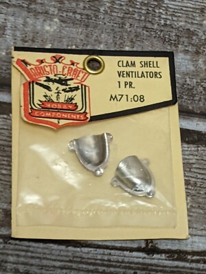 Aristo-craft Clam Shell Ventilators Scale Model Boat Building Part