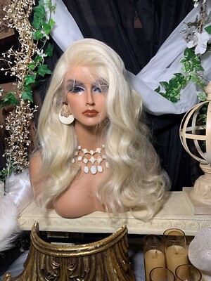 PRINCESS IS A PALE BLONDE, HD WHOLE LACE TOP, EAR TO EAR LACE FREE PART 23  WIG