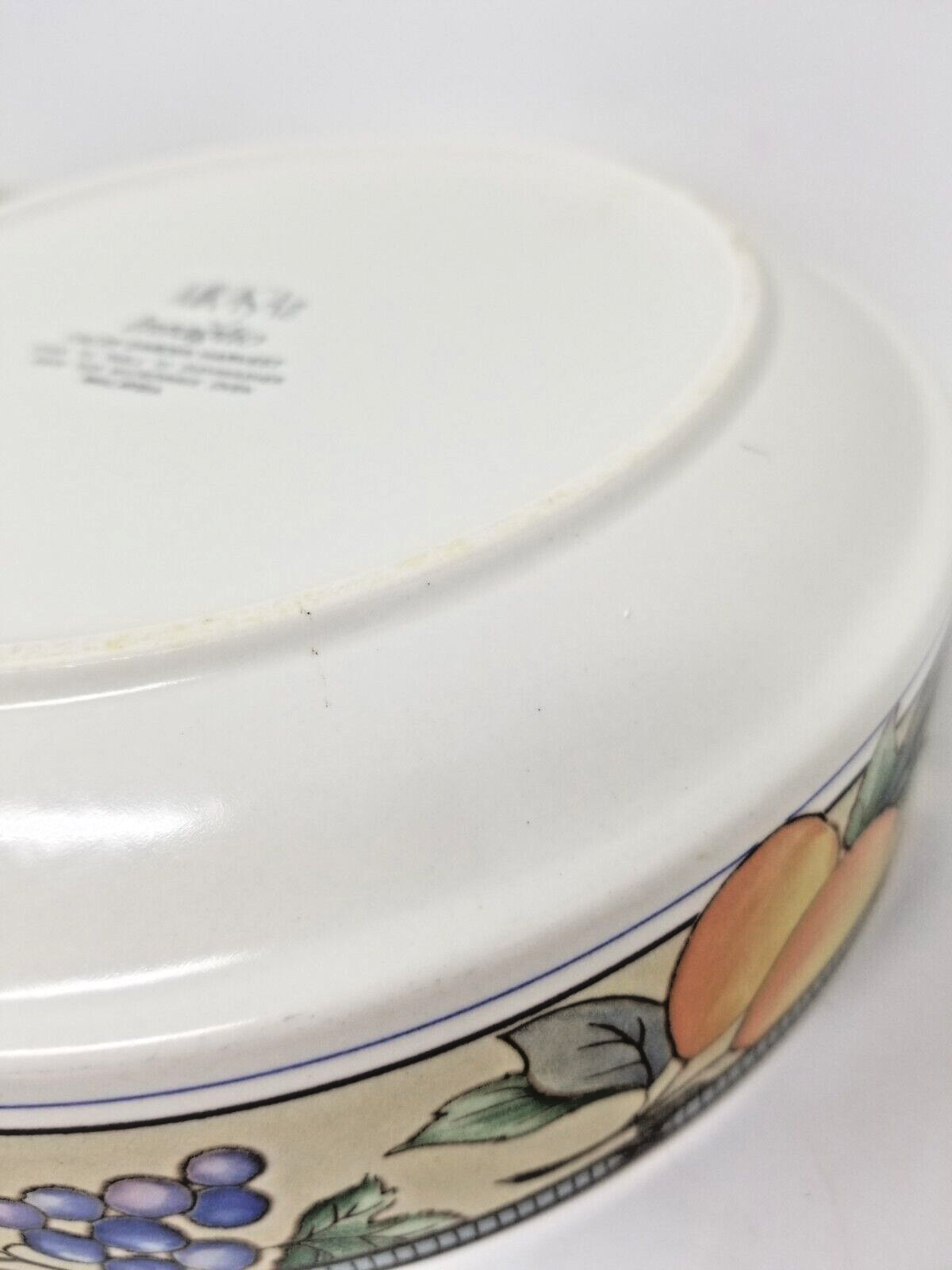 4-Mikasa GARDEN HARVEST - 2 Cereal Bowls- 1 Vegetable Bowl - 1 Gravy Dish - EUC