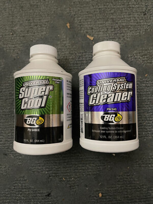 BG Universal Cooling System Cleaner & BG Universal Super Cool combo PN 540 & 546