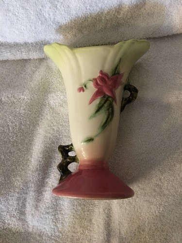 8” Tall Hull Pottery Woodland Vase