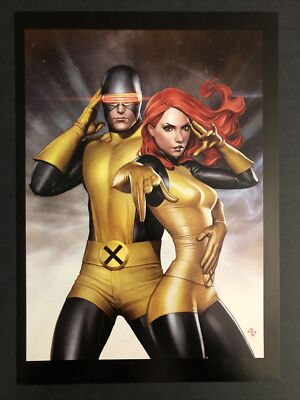 Jean Grey & Cyclops - Marvel Comic Book Poster 8.5X11.5