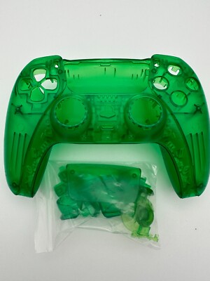 Clear Full Housing Shell Cover & Buttons Kit Replacement For Sony PS5 Controller