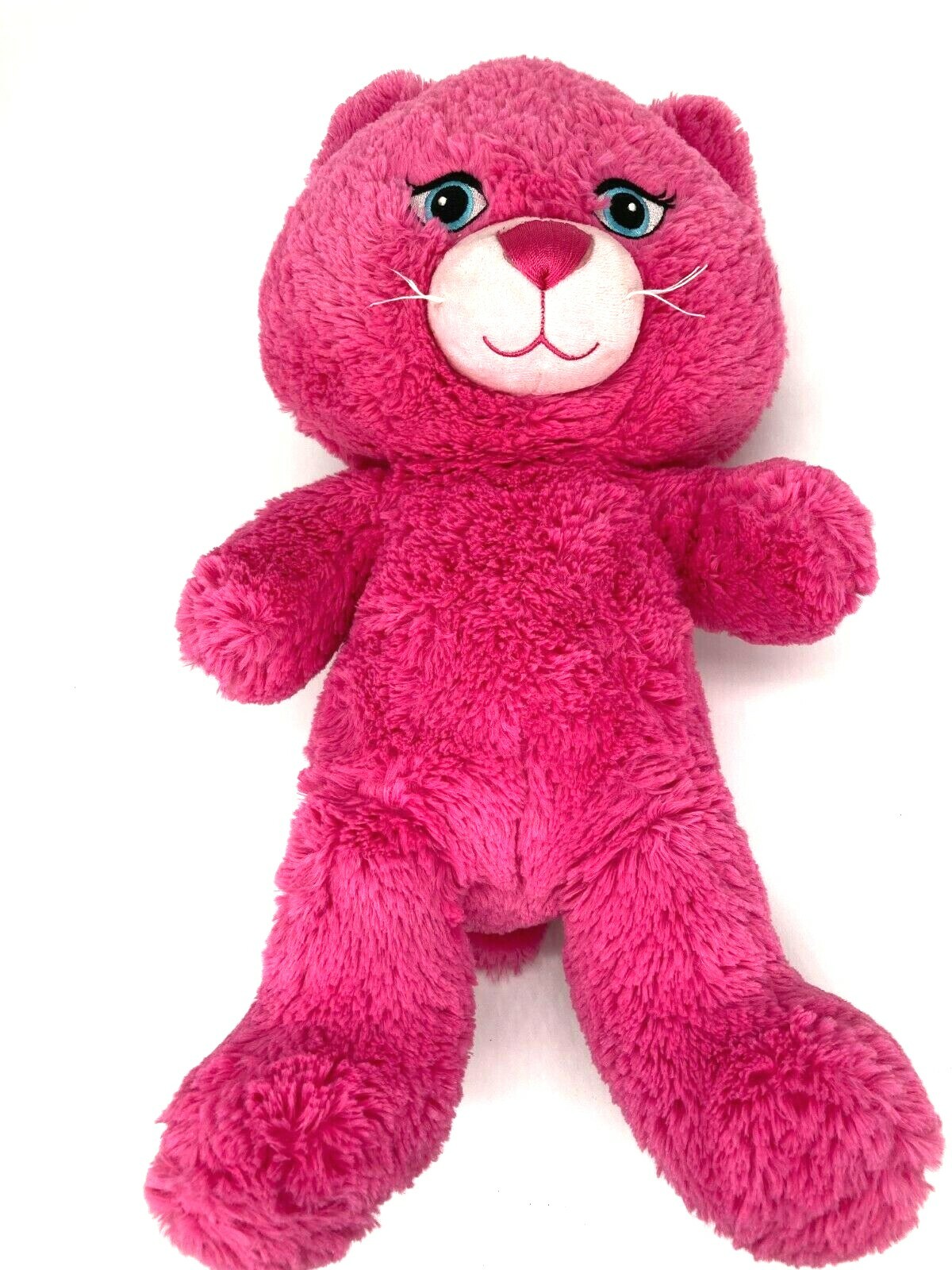 Build A Bear Pink Kitty Cat Color Popz Razzy Berry Plush