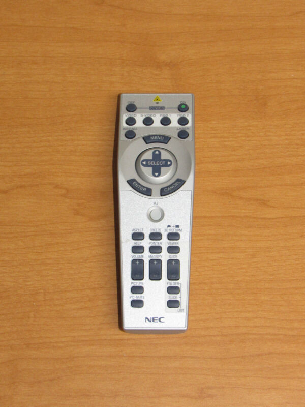 Genuine NEC Projector Remote Control RD391E - Tested Working OEM
