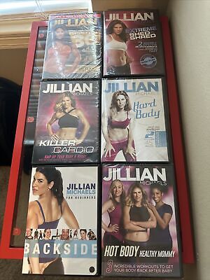 Lot Of 6 Jillian Michaels DVDs - 4 Unopened And Still In Original Wrapping