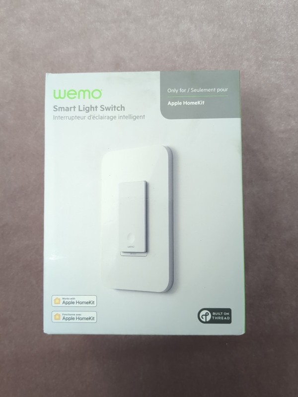 WEMO Wi-Fi Smart Light Switch Apple Home Kit White -1