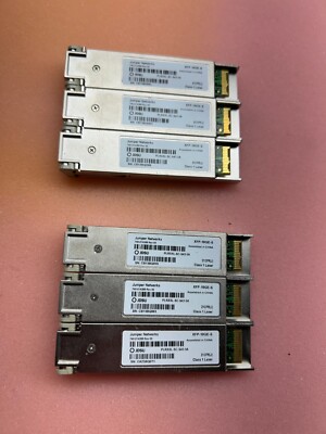 Lot of 6 Juniper 740-014289 PLRXXL-SC-S43-5A XFP-10GE-S Transceiver Module
