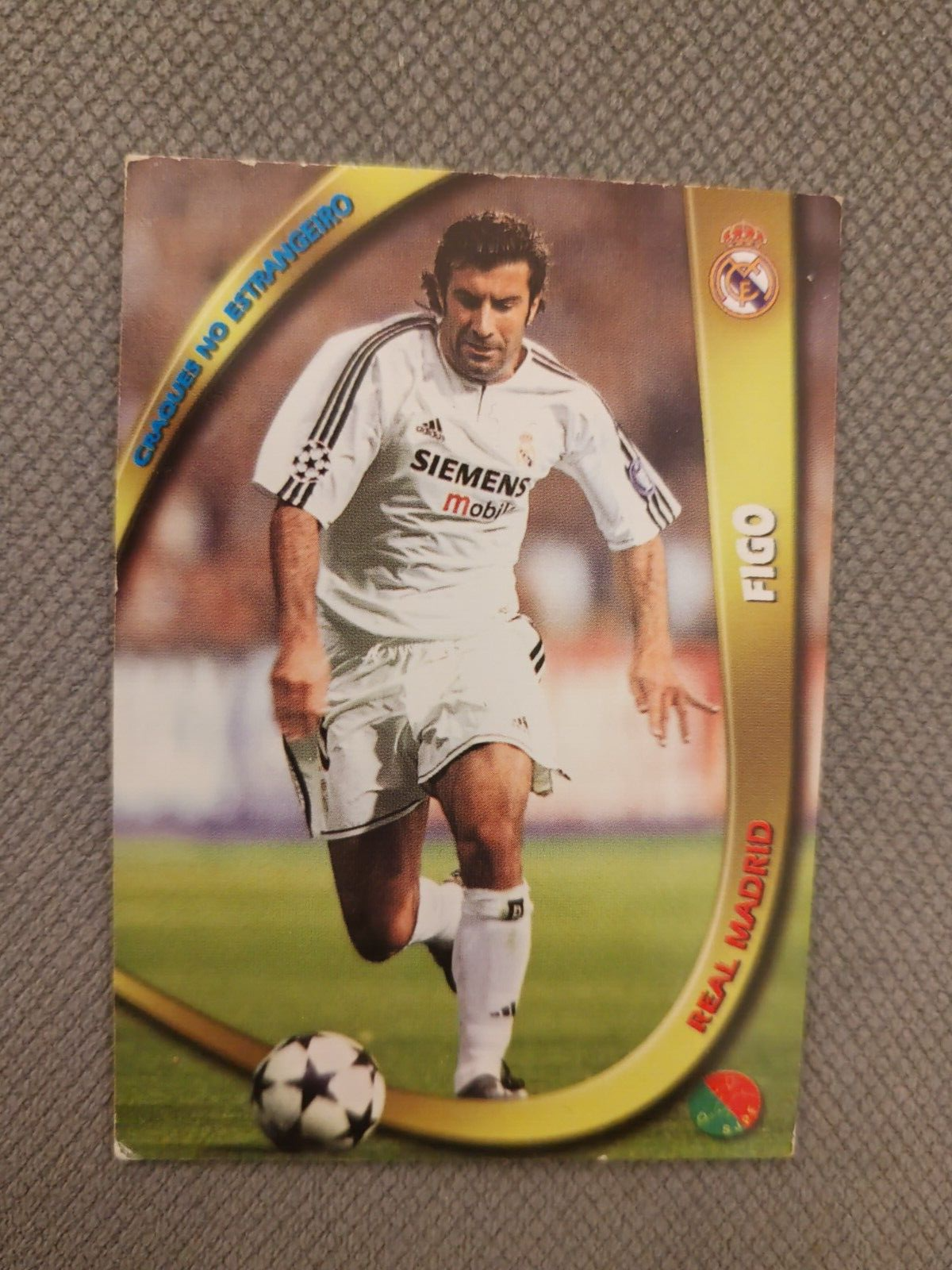 Panini Mega Craques 2003-2004. Trading Card#124 Luís Figo