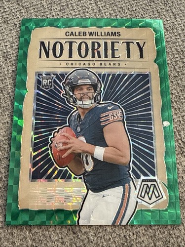 NOTORIETY GREEN MOSAIC PRIZM 2024 Panini NFL Football Cards You