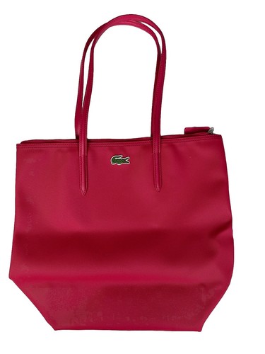★LACOSTE★ Women's L1212 Concept Small Shopper Bag Pink NF2 ☆LACOSTE☆ Women's L1212 Concept Small Shopper Bag Pink NF2