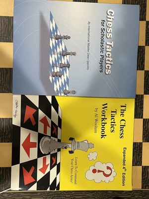 2 New Chess Tactics Workbooks: Al Woolum Dean Ippolito Scholastic Players