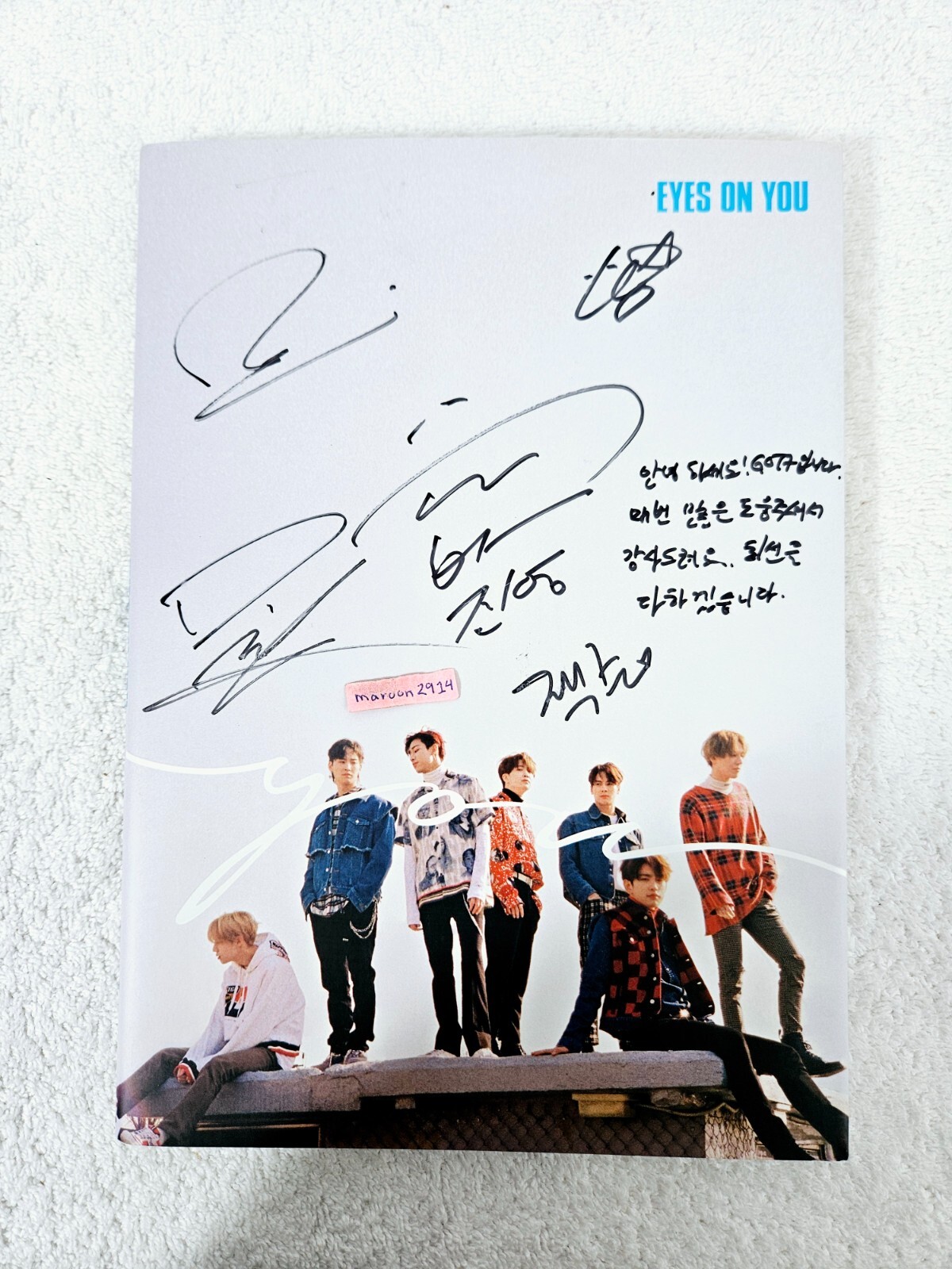 GOT7 ジニョン　サイン　アルバム　EYES ON YOU GOT7 ジニョン サイン アルバム EYES ON YOU $_57.JPG?set_id