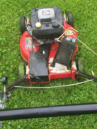 Exmark 21 Inch  Commercial Grade Push Mower Model M216KA With Bag Not Pictured.