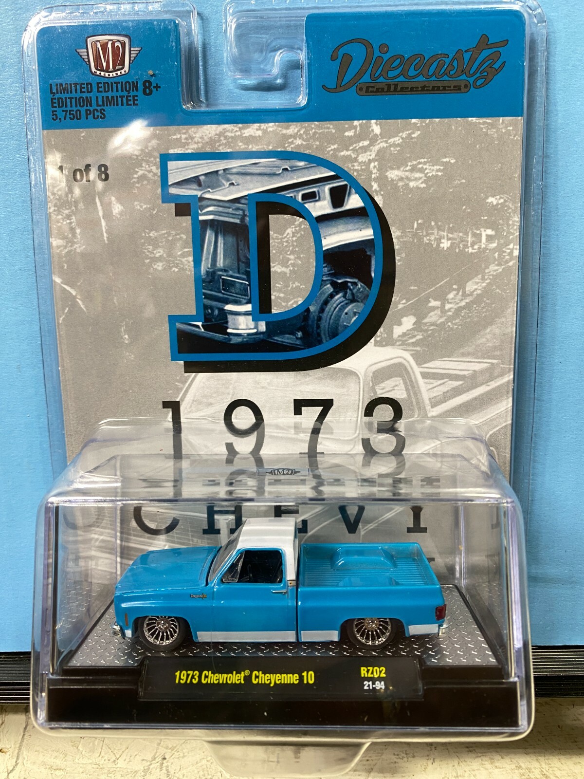 M2マシーン 1/24 1973 シボレー シャイアン C10 BLUE M2 machines DiecastZ exclusive 1973 Chevrolet Cheyenne 10