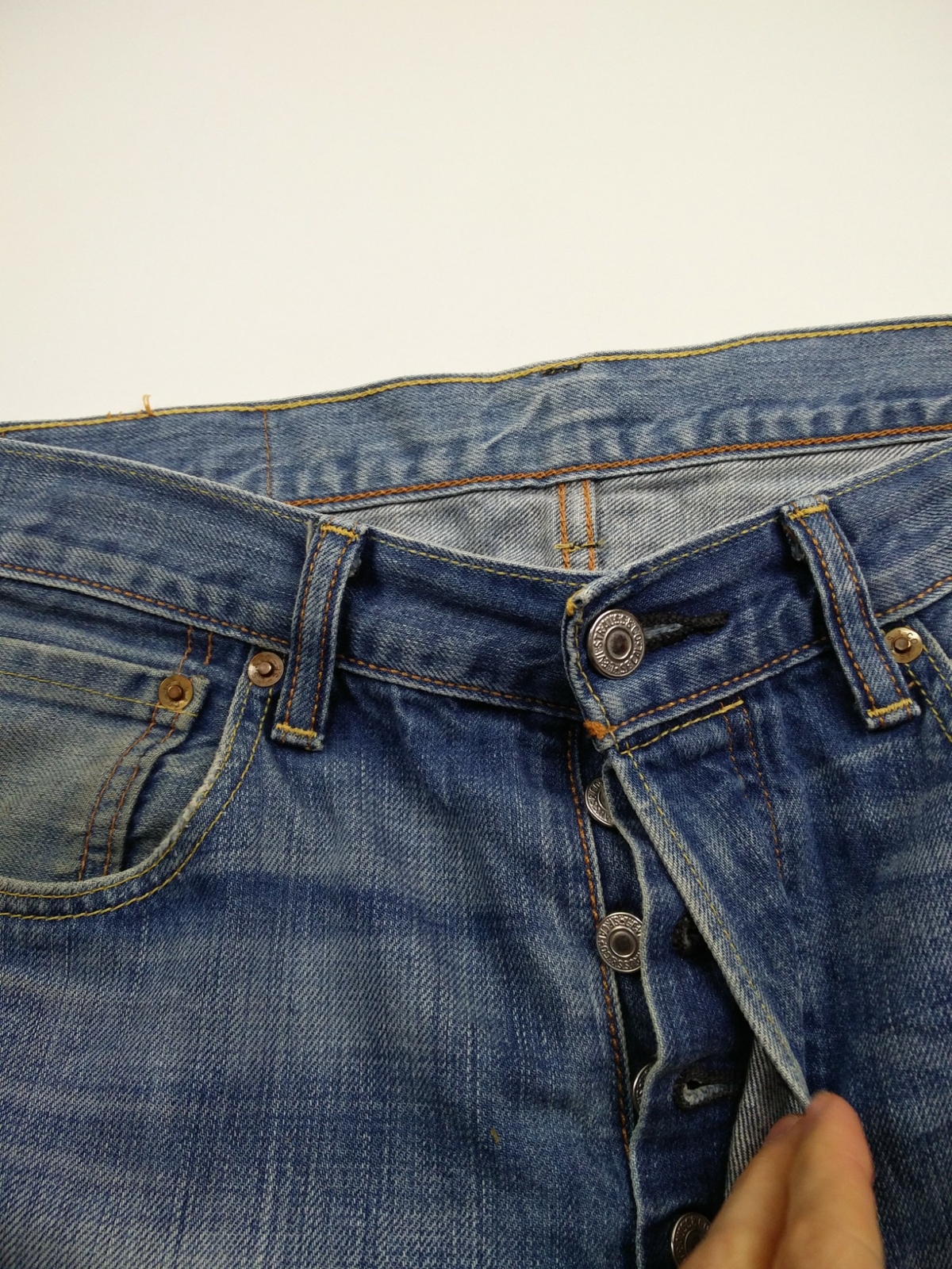 Джинсы MENS LEVI'S 501 VINTAGE BLUE 