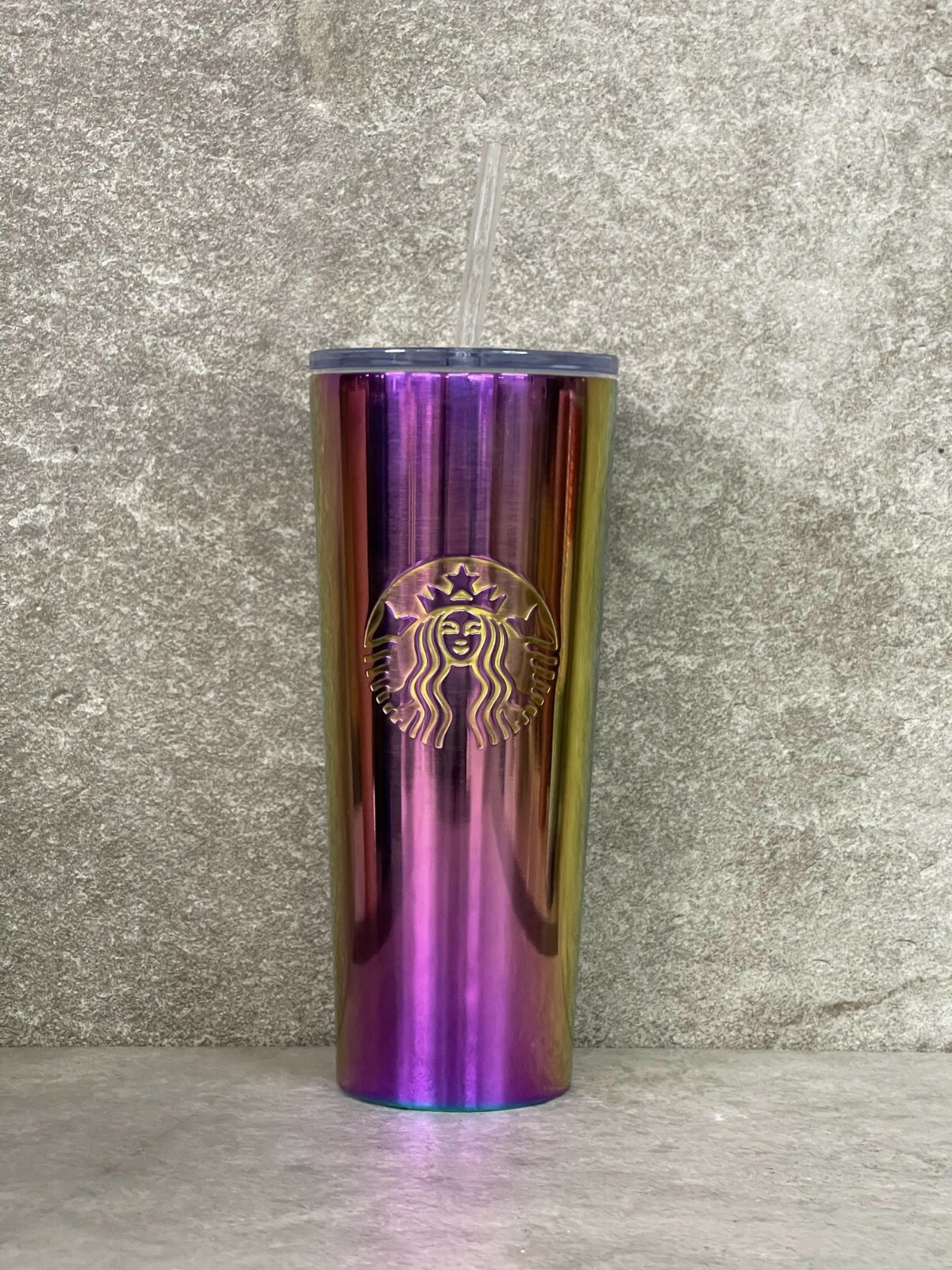Starbucks Coffee - amethyst 2018 Starbucks Iridescent Rainbow Purple Stainless Steel