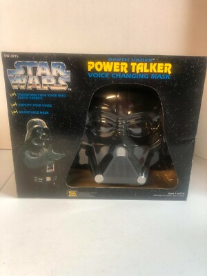1995 Star Wars Darth Vader Power Talker Voice Changing Mask NIB