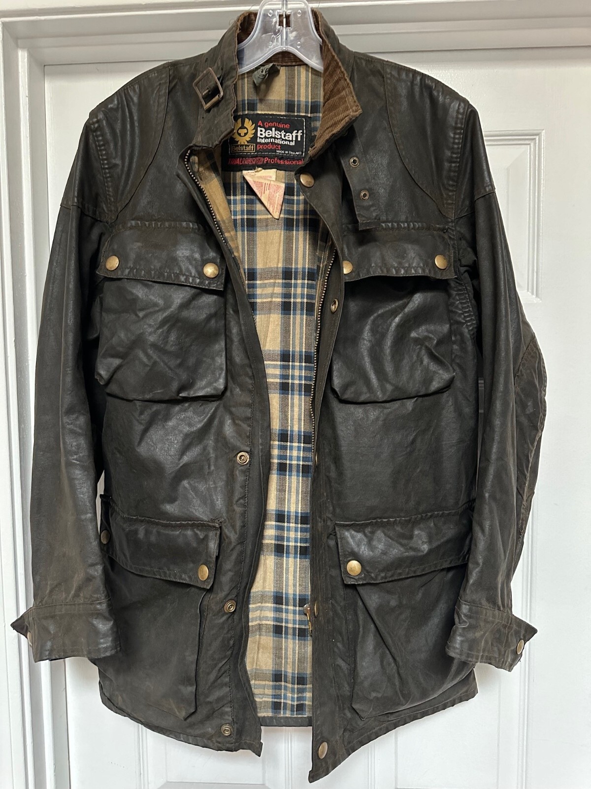 Vintage 1970'S BELSTAFF TRIALMASTER PRO WAX COTTON Vintage 1970'S BELSTAFF TRIALMASTER PRO WAX COTTON