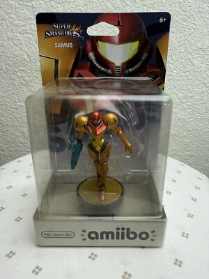 Nintendo Amiibo Super Smash Bros Samus Figure New/unopened