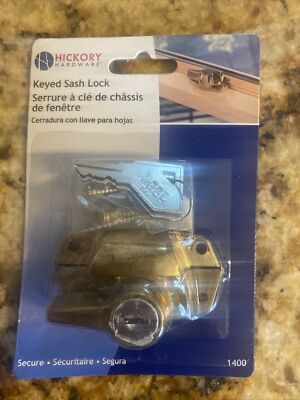 Belwith 1400 Keyed Window Sash Lock - for Double-Hung Wood Frame Windows